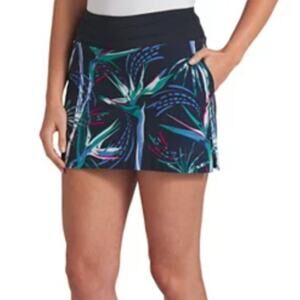 Puma Women's Deep Navy White Glow Blake Paradise Golf Skirt Size XS